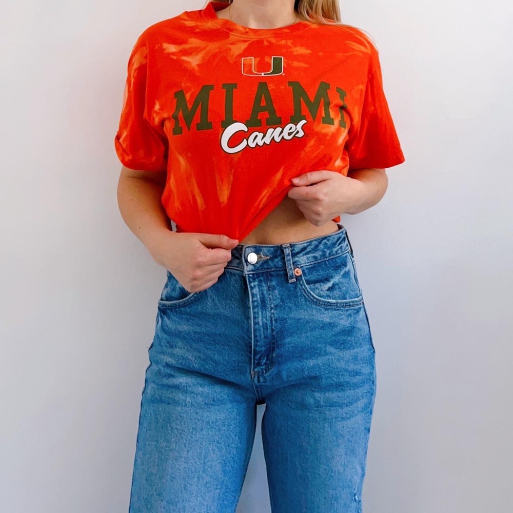 Miami Canes Bleach Dyed T-shirt